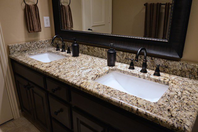 Granite Bathroom Vanity Tops Showers, Bathroom Vanity Granite Countertop