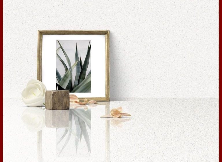 Nothing Says Modern More Than White Quartz in White Kitchen