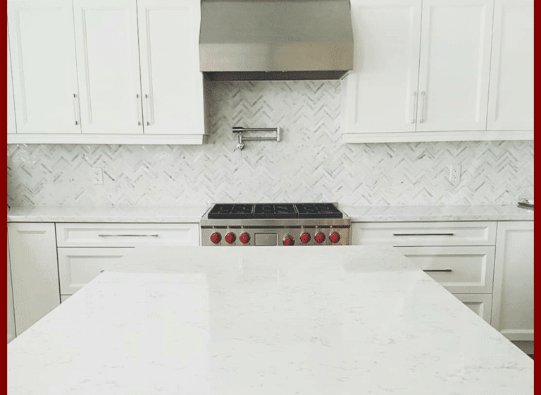 All-White Kitchen, Keeping it Clean and Simple