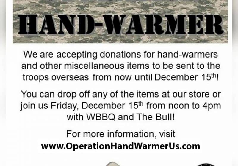 Operation Handwarmer: A Collection Effort Supporting Our Troops