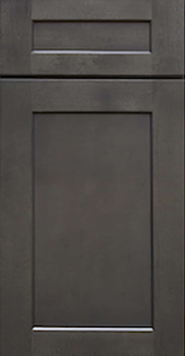 Shaker Charcoal Gray cabinet door for kitchen and bathroom projects