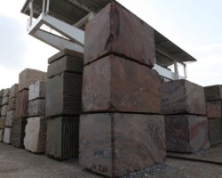 stacks of harvested stones