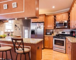 best Cinnamon Maple Glazed kitchen countertop with stove