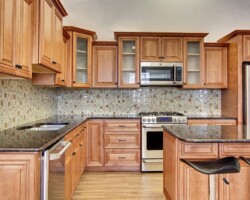 Cinnamon Maple Glazed kitchen countertops