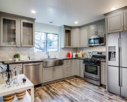 affordable Greige Maple kitchen countertops
