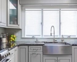 Greige Maple countertop with sink