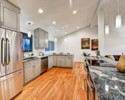 wide Greige Maple countertop
