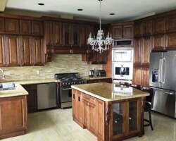 Chocolate Maple Glazed Countertop