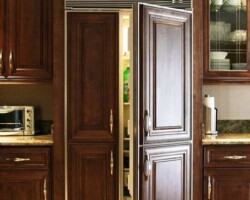 Chocolate Maple Glazed kitchen Countertop door