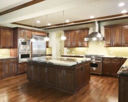 Chocolate Maple Glazed kitchen Countertop