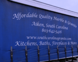professional stone fabricators truck